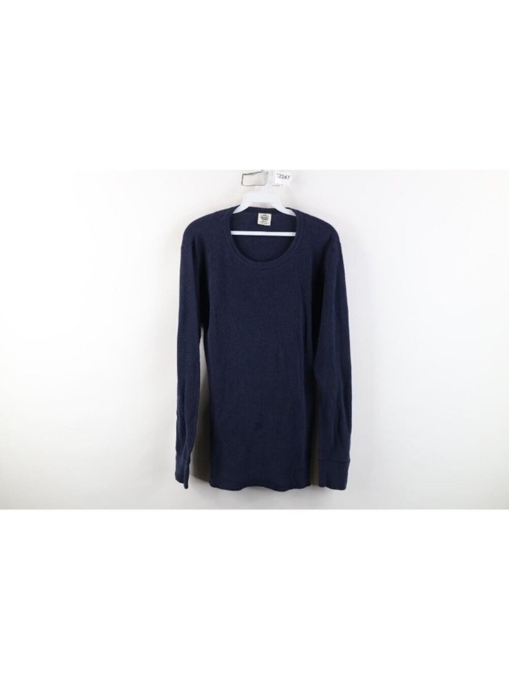 Vtg 90s Streetwear Mens L Distressed Thermal Waffle Knit Long Sleeve T-Shirt USA